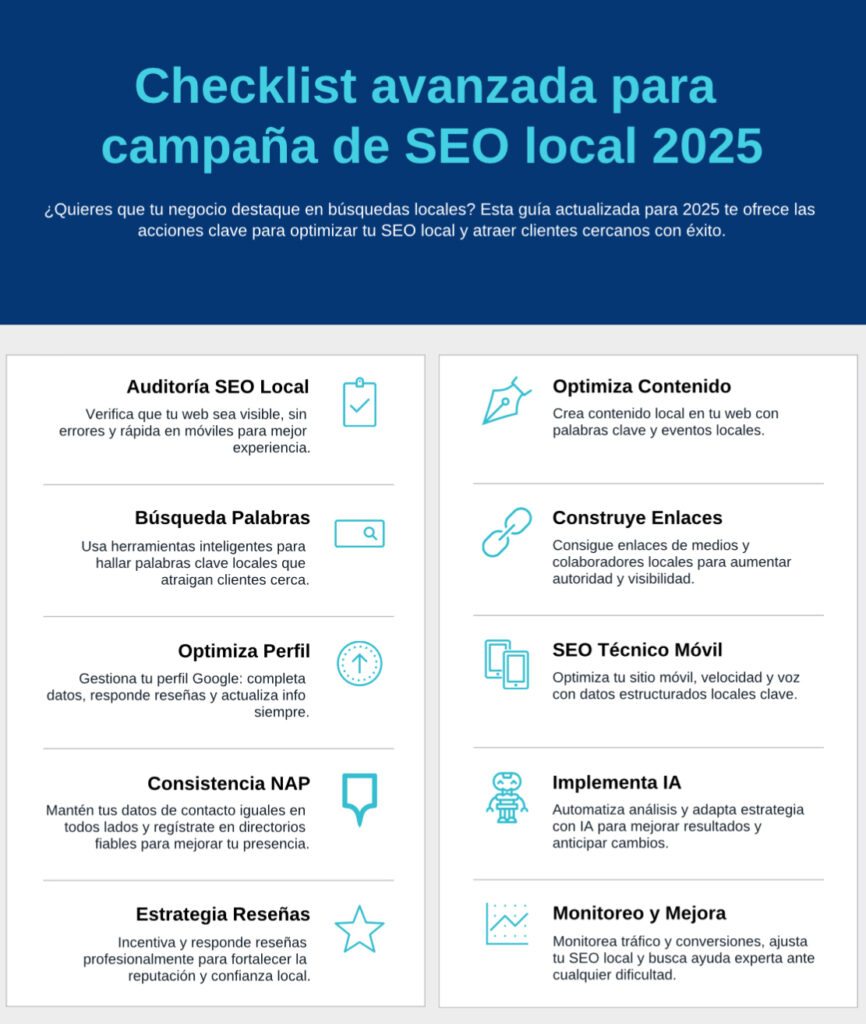 checklist seo local 2025